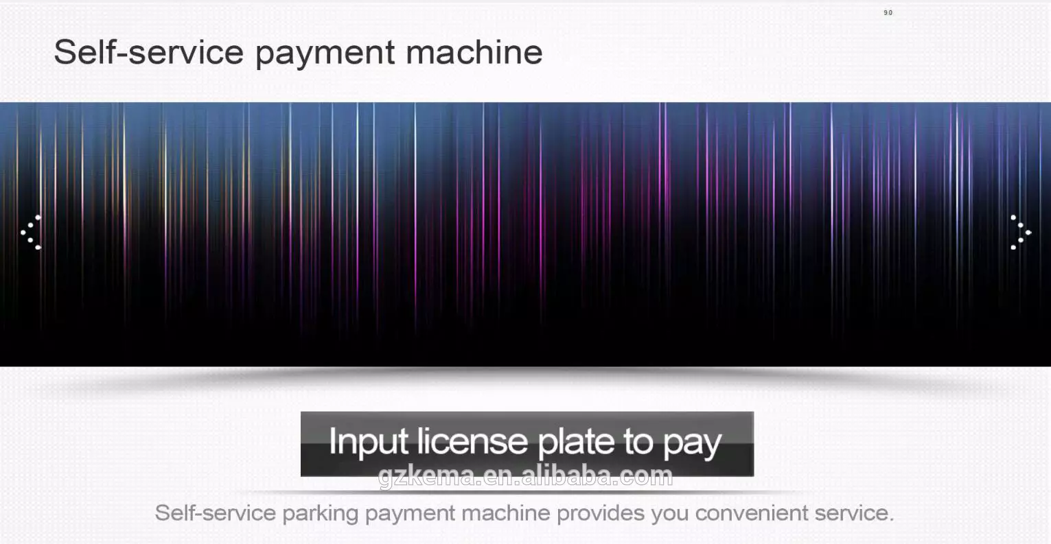 Parking equipment bill payment terminals automatic payment kiosk for mall and parking lot