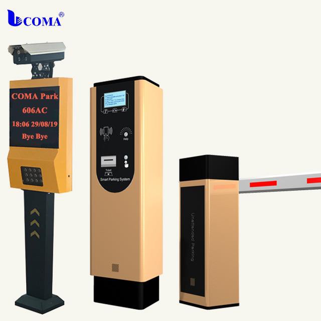 Hệ thống kiểm soát truy cập phân phối vé đỗ xe ANPR