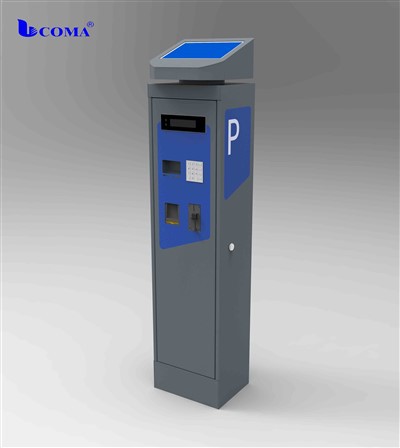 Máy trả tiền và hiển thị cho hệ thống đỗ xe